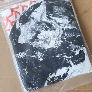 Travis Scott White Astroworld Tee with Earth Graphic